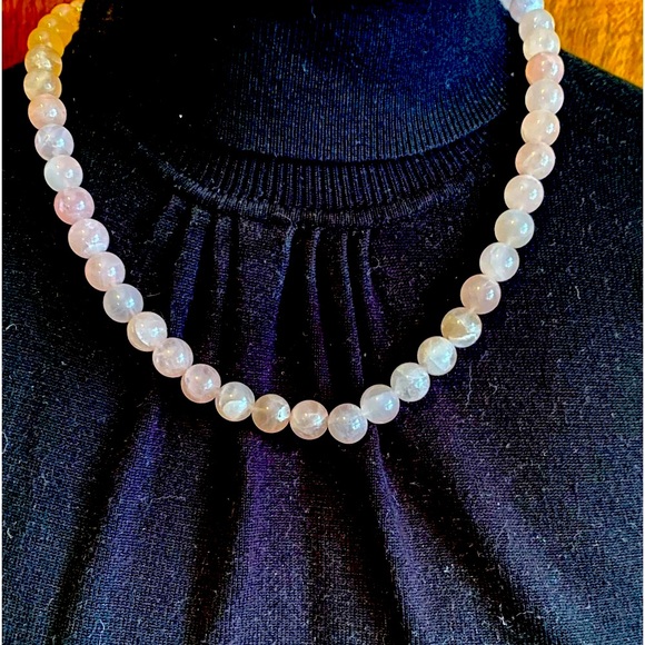Jewelry - Rose Quartz bead estate necklace. 332.6 g 1970’s vintage. HEAVY!!